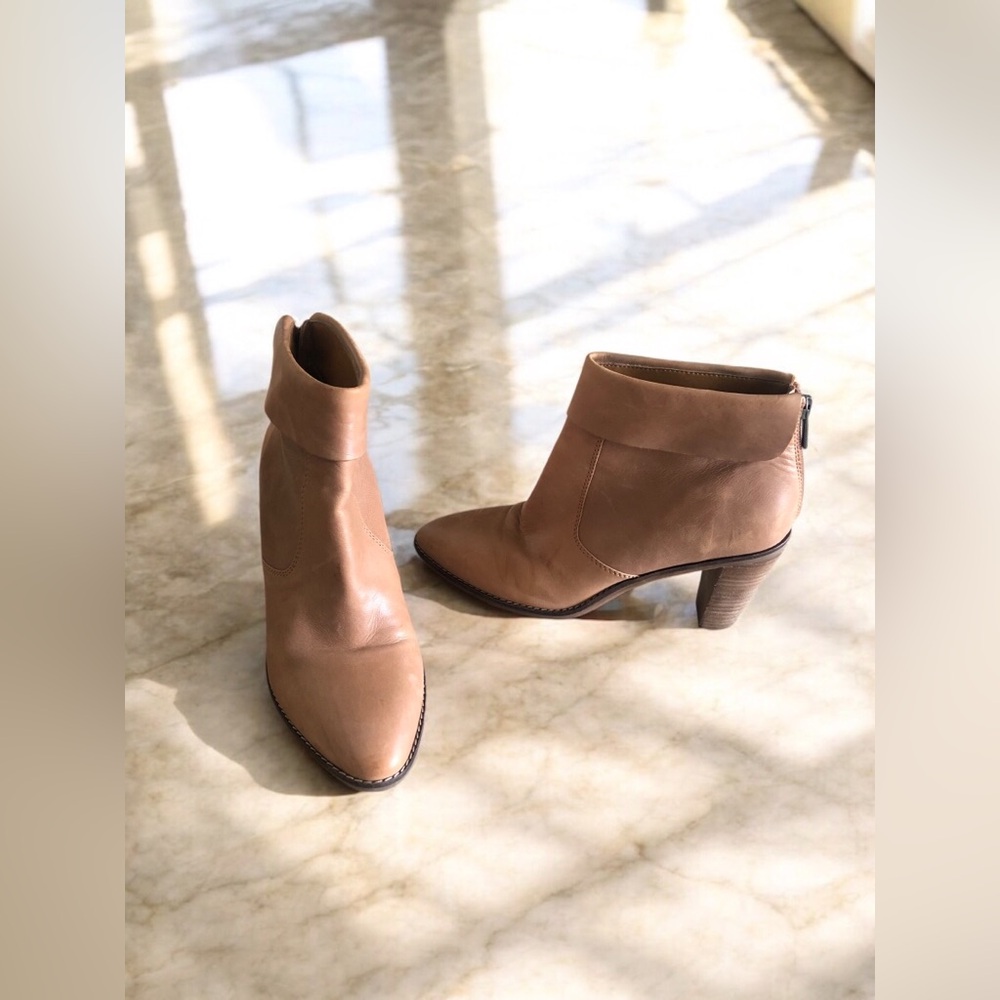Lucky Brand Brown Ankle Booties